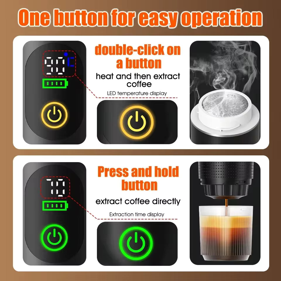 Portable 3-in-1 Espresso Maker